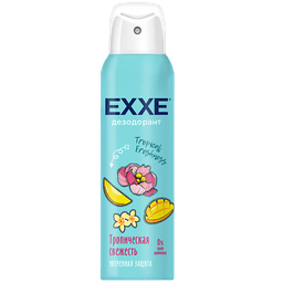 Дезодорант спрей 150 мл "EXXE" ЖЕНСКИЙ, Tropical freshness/Тропическая свежесть