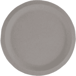 Тарелка бумажная D-175 мм OSQ PLATE Pulp
