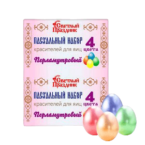 Красители пищевые "Пасхальный перламутровый набор" 5 гр Красители пищевые "Пасхальный перламутровый набор" 5 гр