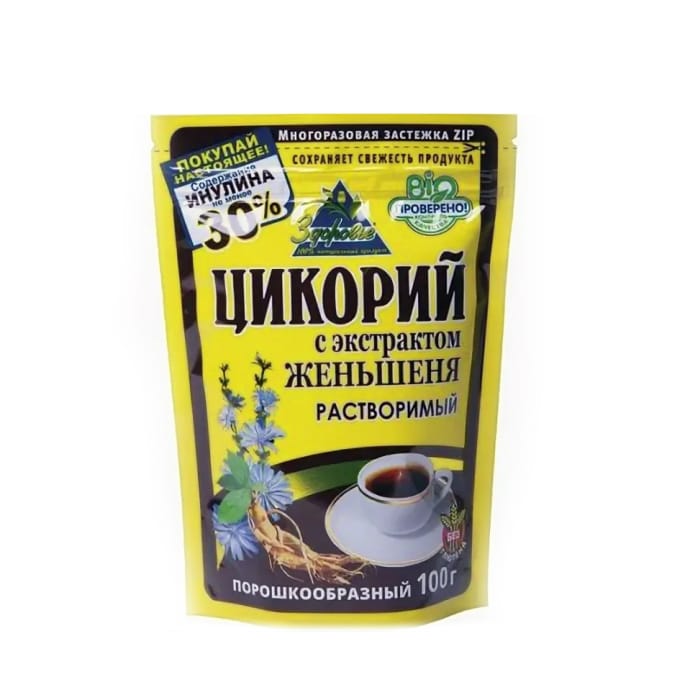 Цикорий 100 гр "Лавансаль" Женьшень м/у Цикорий 100 гр "Лавансаль" Женьшень м/у